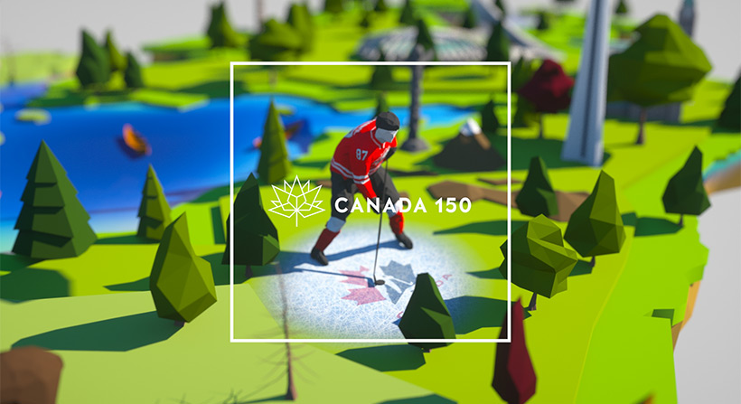 Screenshot from Canada 150 Video by Stambol Studios