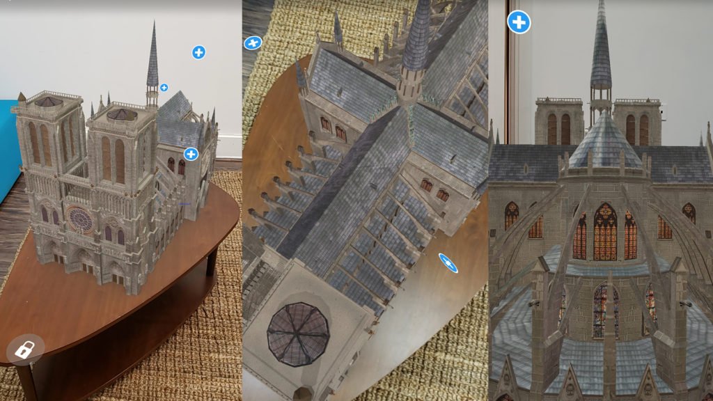 AR Replica Of Notre Dame