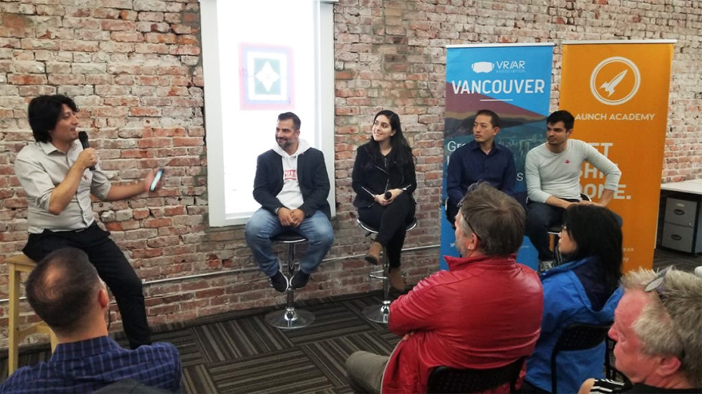 Dogu Taskiran, CEO of Stambol, moderating an exciting panel with the members of Magic Leap team