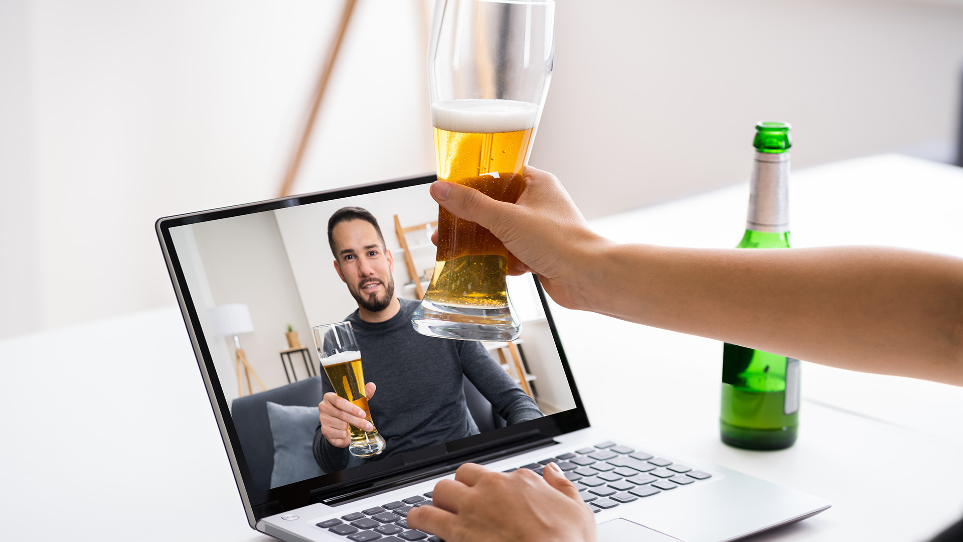 Virtual Beer Drinking Party